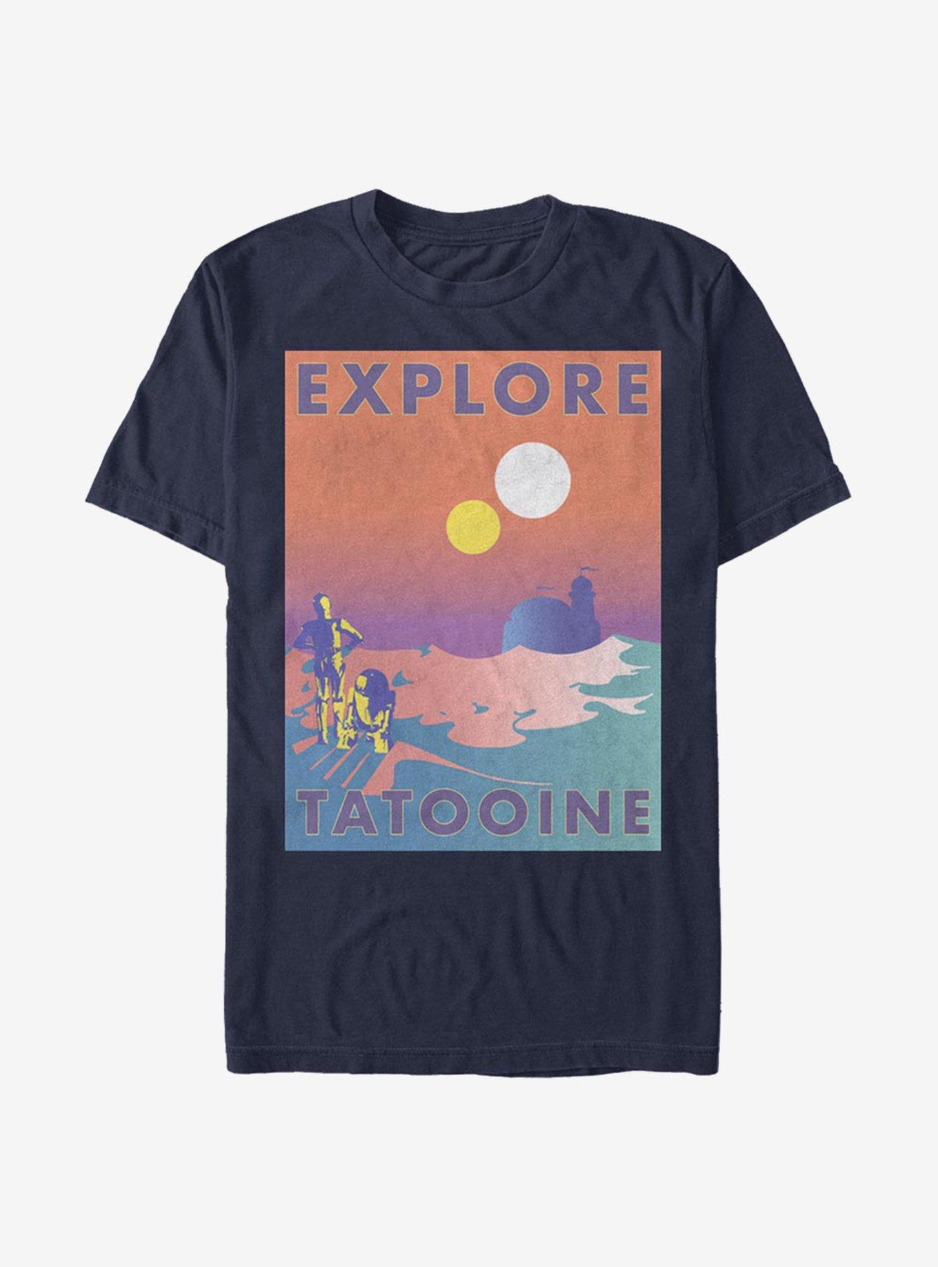 Star Wars Tattooine Traveller T-Shirt, NAVY, hi-res