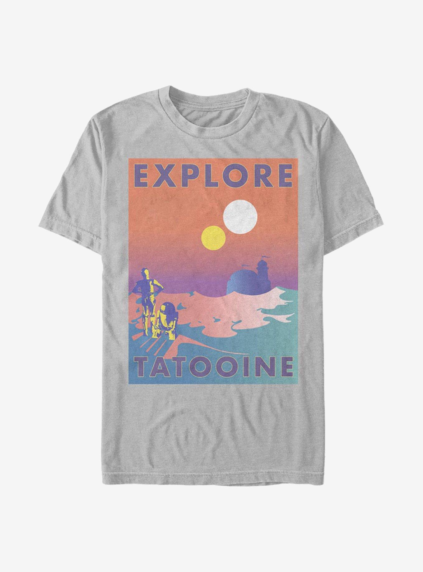 Star Wars Tattooine Traveller T-Shirt, SILVER, hi-res