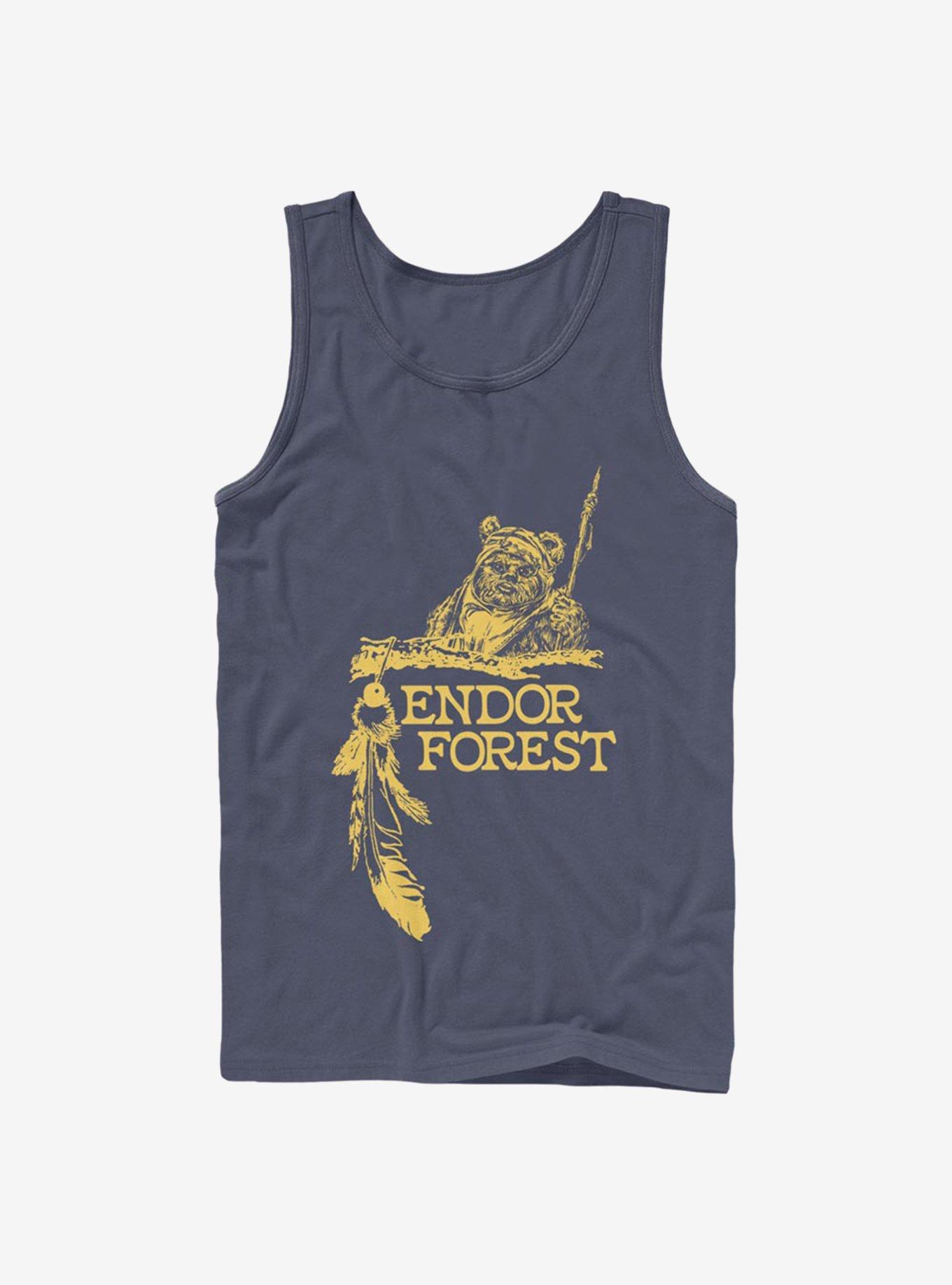 Star Wars Endor Forest Tank Top, NAVY, hi-res