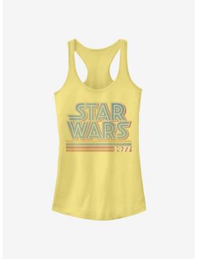 Star Wars 1977 Stripes Girls Tank, BANANA, hi-res