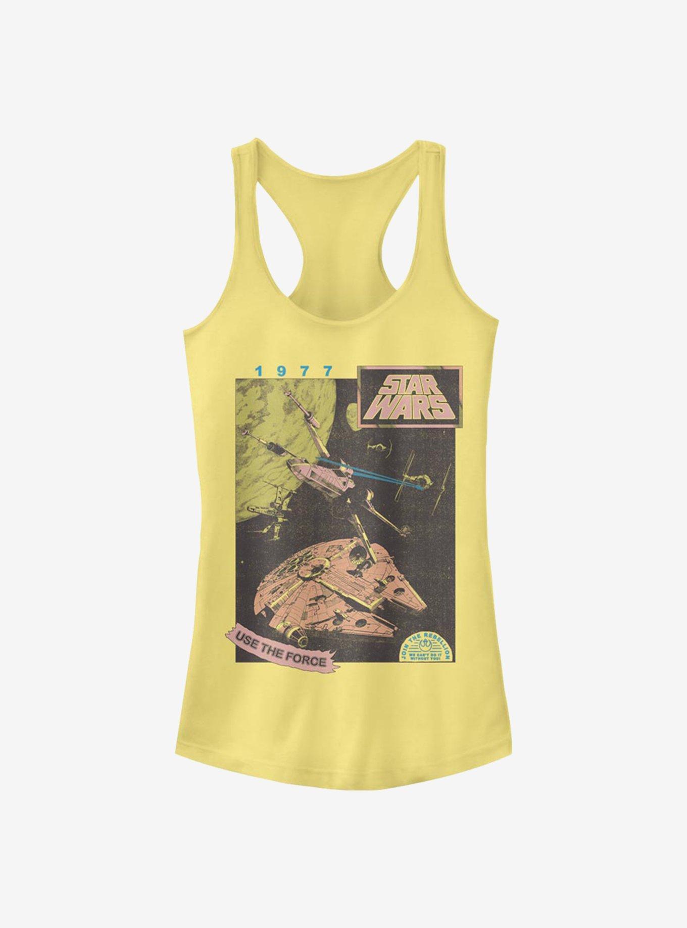 Star Wars 1977 Vintage Space Fighters Girls Tank, , hi-res