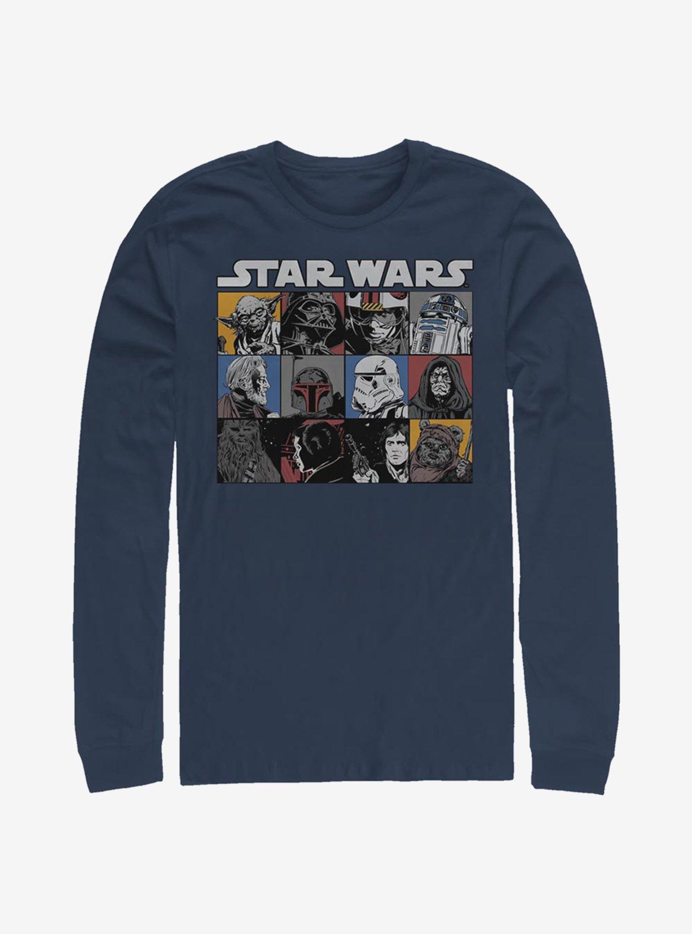 Star Wars Comic Strip Long-Sleeve T-Shirt, , hi-res