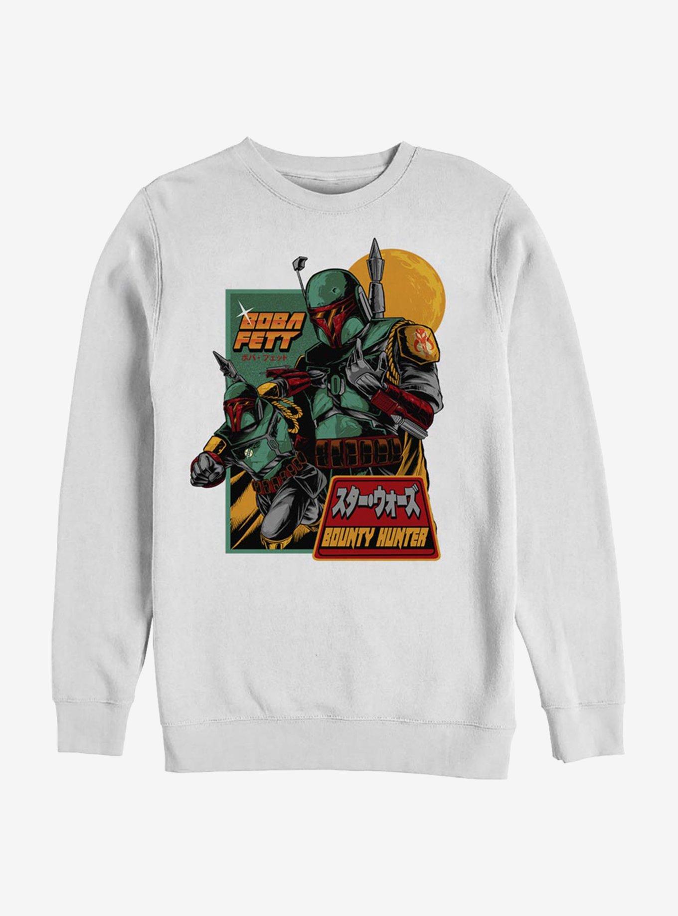 Star Wars Boba Fett Bounty Hunter Crew Sweatshirt, , hi-res