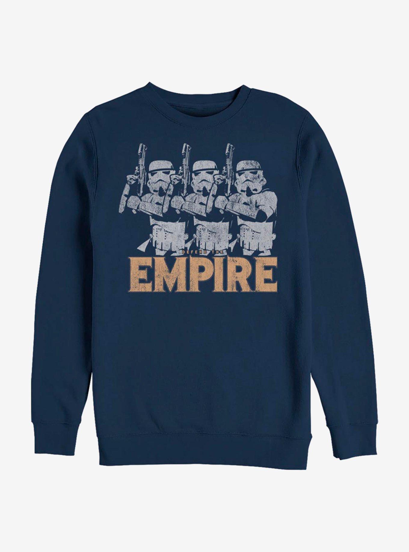 Star Wars Defend The Empire Crew Sweatshirt, NAVY, hi-res