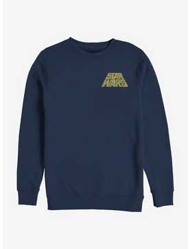 Star Wars Distressed Slant Logo Crew Sweatshirt, , hi-res