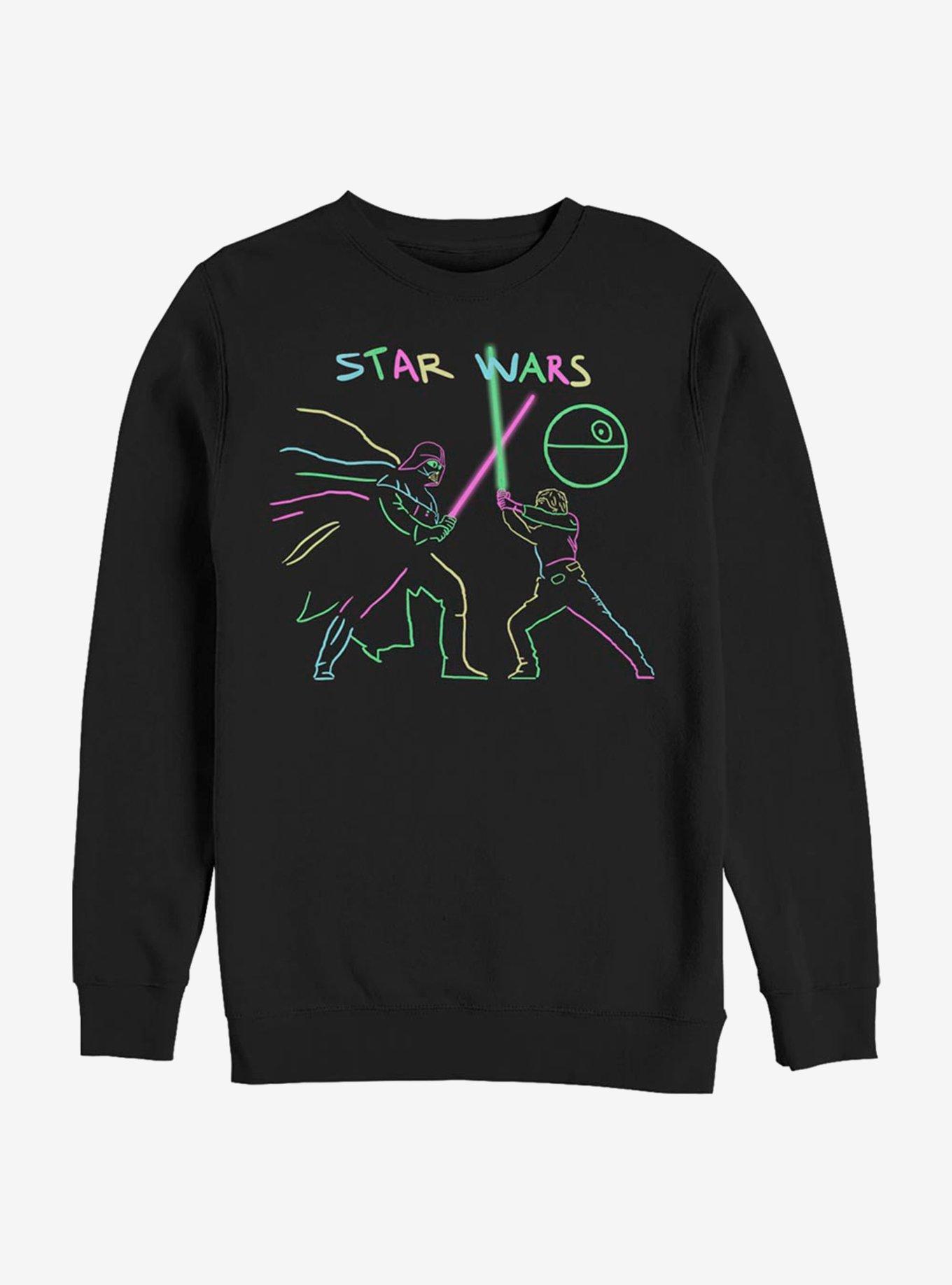 Star Wars Neon Fighters Crew Sweatshirt, , hi-res