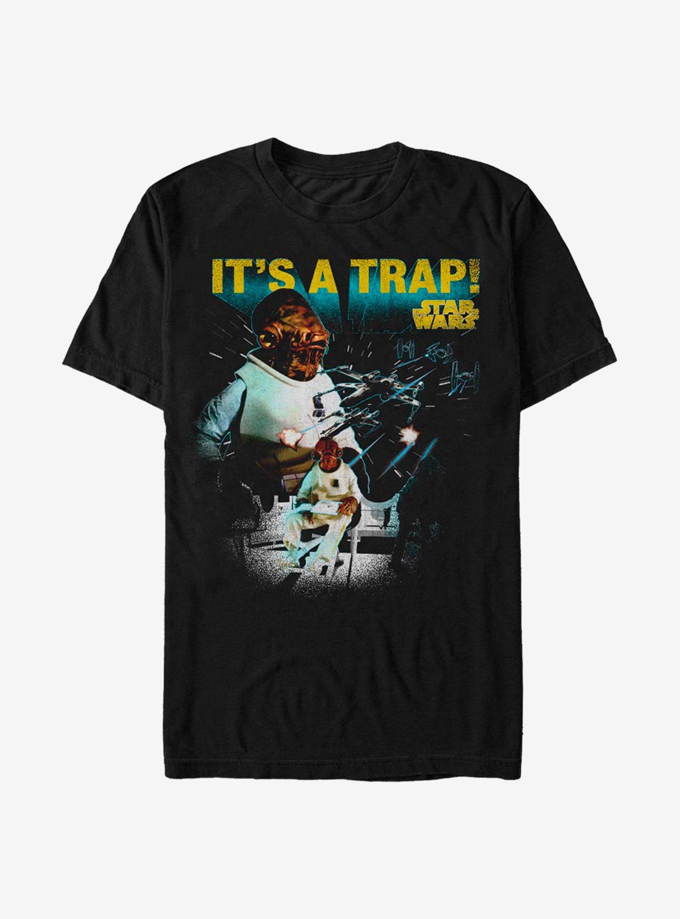 Star Wars It's A Trap T-Shirt, BLACK, hi-res