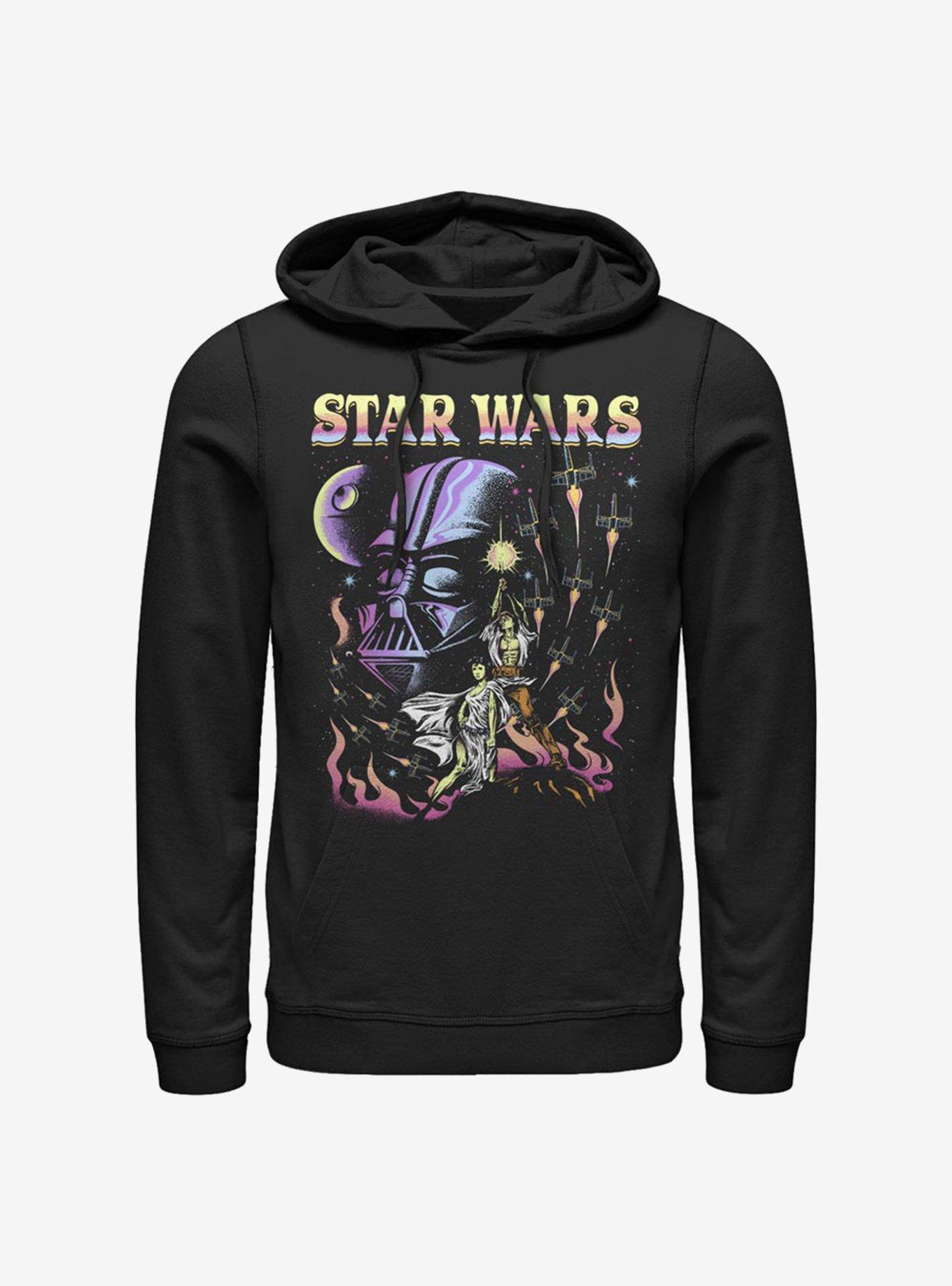 Star Wars Blacklight Dark Side Hoodie, BLACK, hi-res