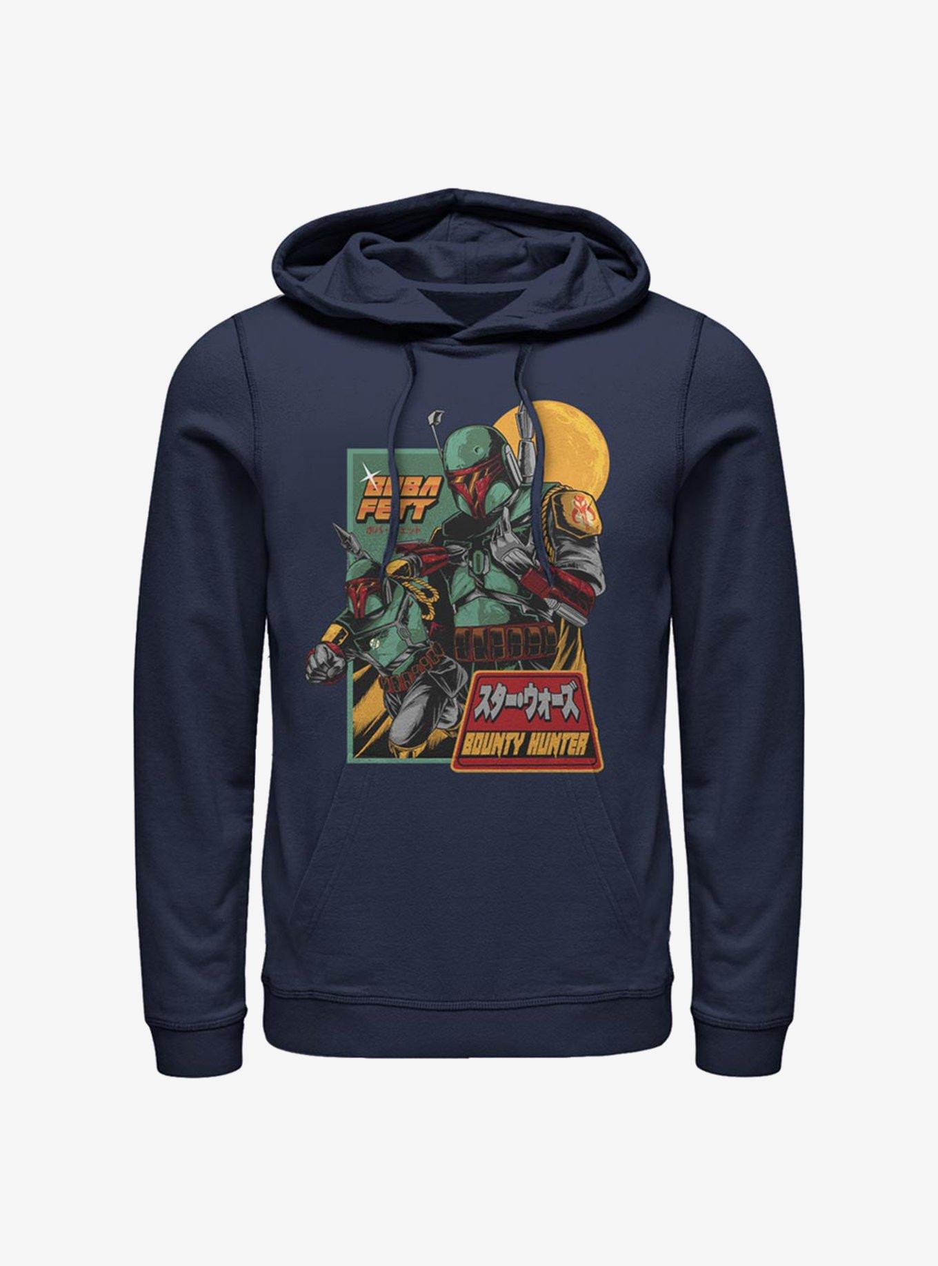 Star Wars Boba Fett Bounty Hunter Hoodie, NAVY, hi-res