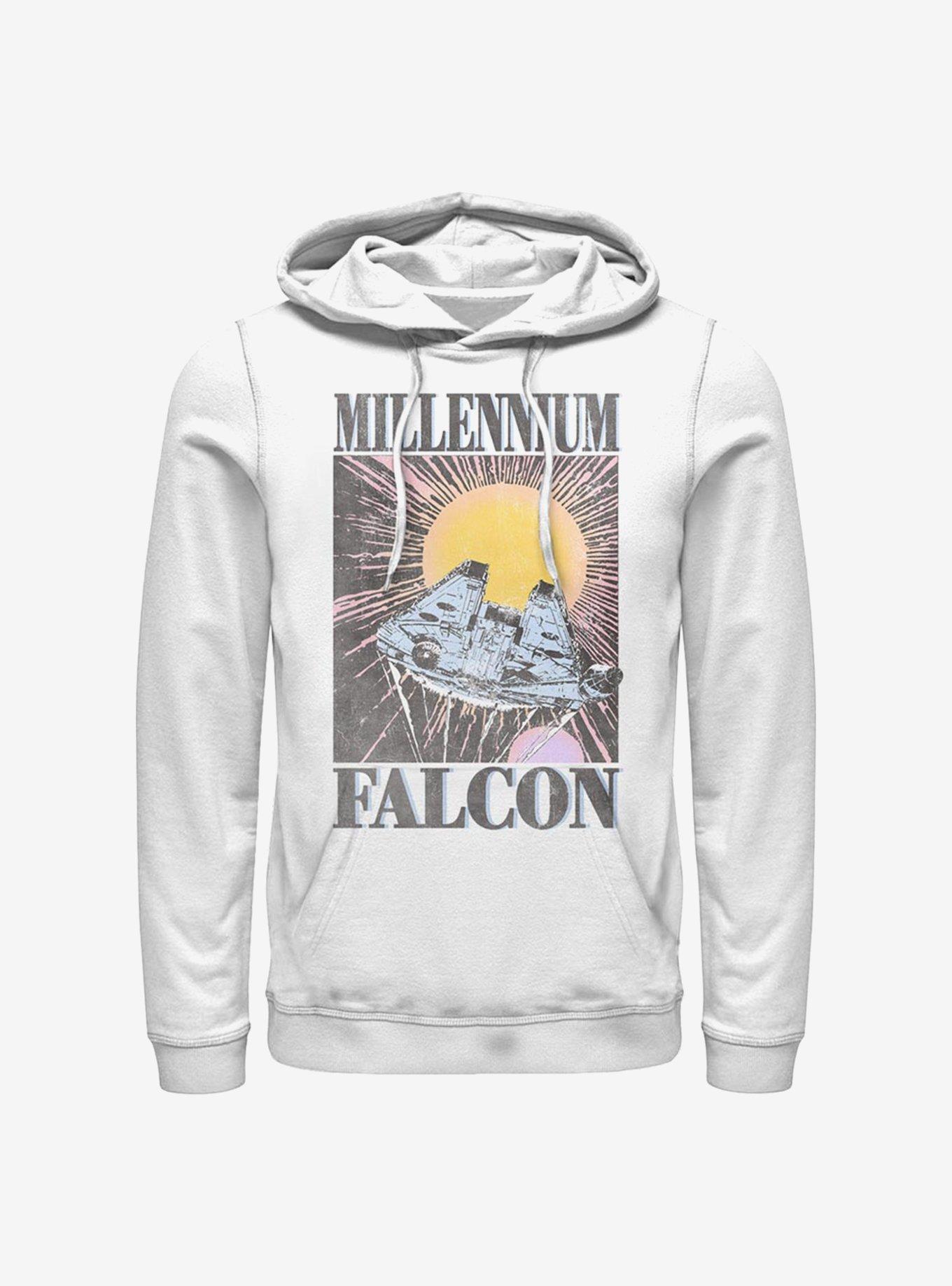 Star Wars Falcon Trip Hoodie, WHITE, hi-res