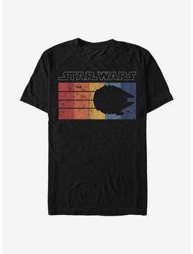 Star Wars Color Bar Millennium Falcon T-Shirt, , hi-res
