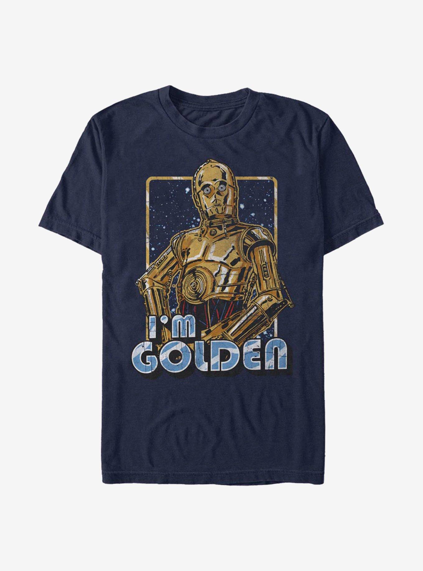 Star Wars Golden C-3PO T-Shirt, NAVY, hi-res