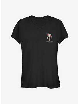 Star Wars Boba Fett Floral Badge Girls T-Shirt, , hi-res