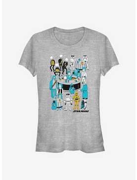 Star Wars Cantina Doodle Girls T-Shirt, , hi-res