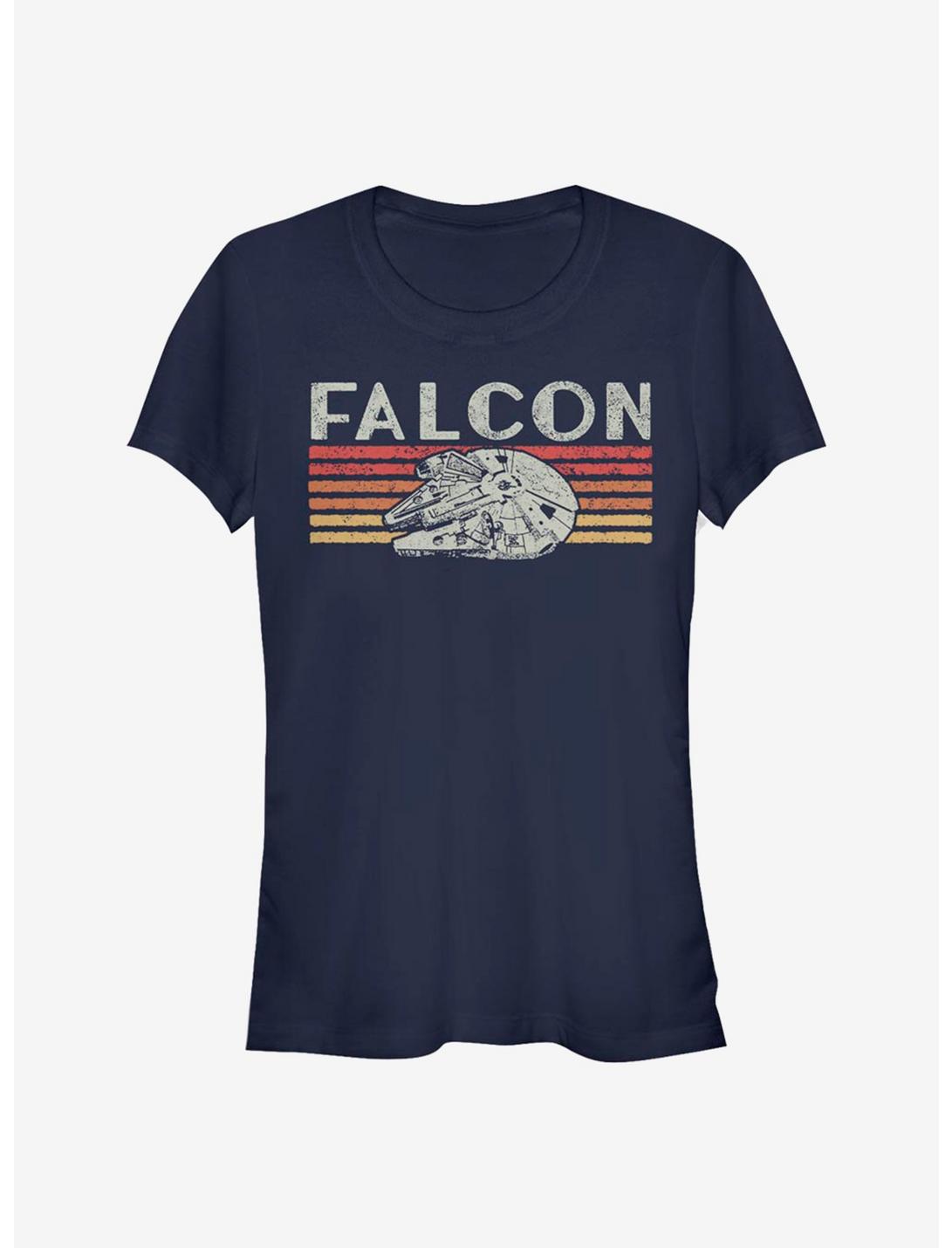 Star Wars Falcon Files Girls T-Shirt, NAVY, hi-res