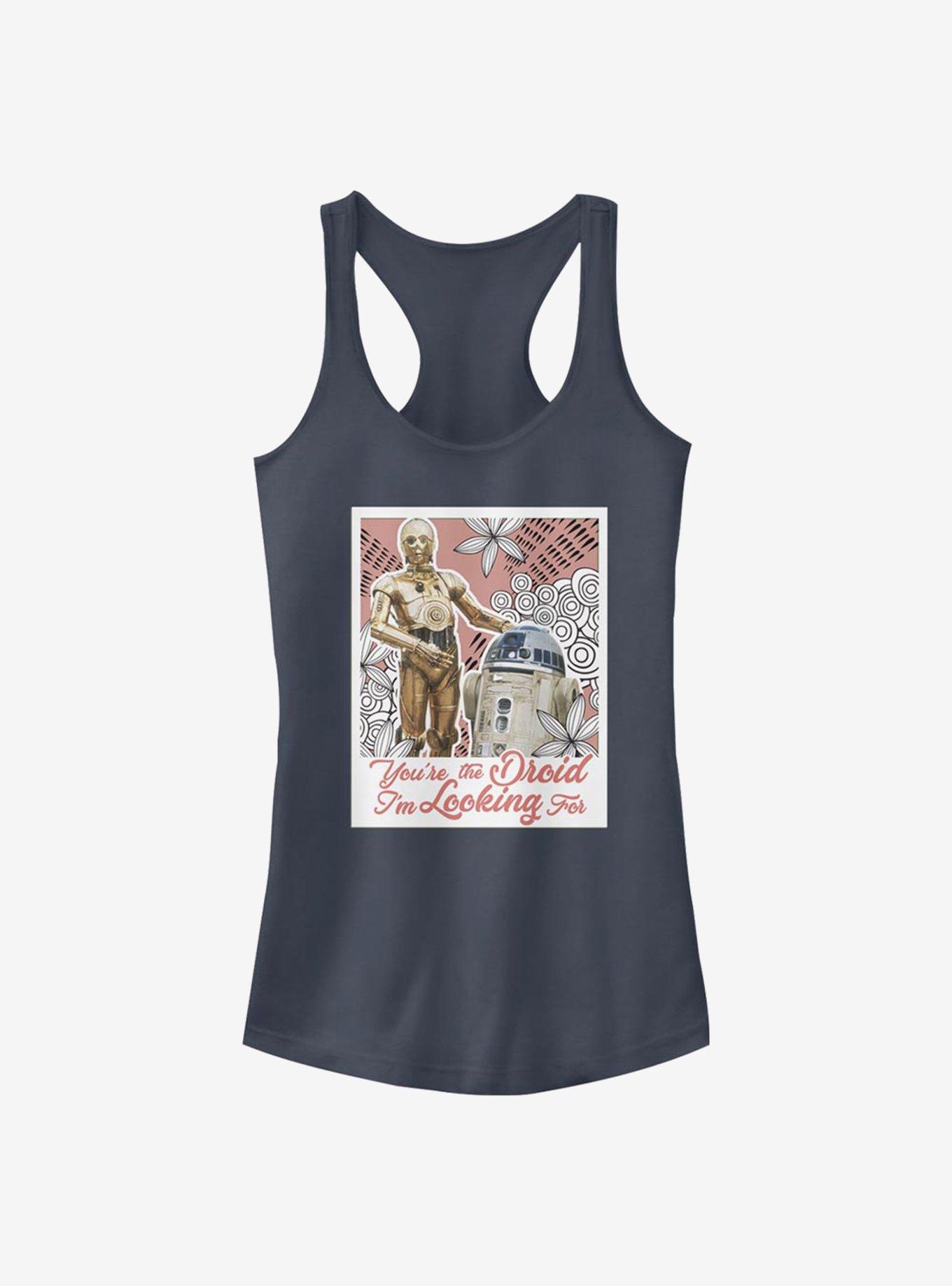 Star Wars You're The Droid Girls Tank, INDIGO, hi-res