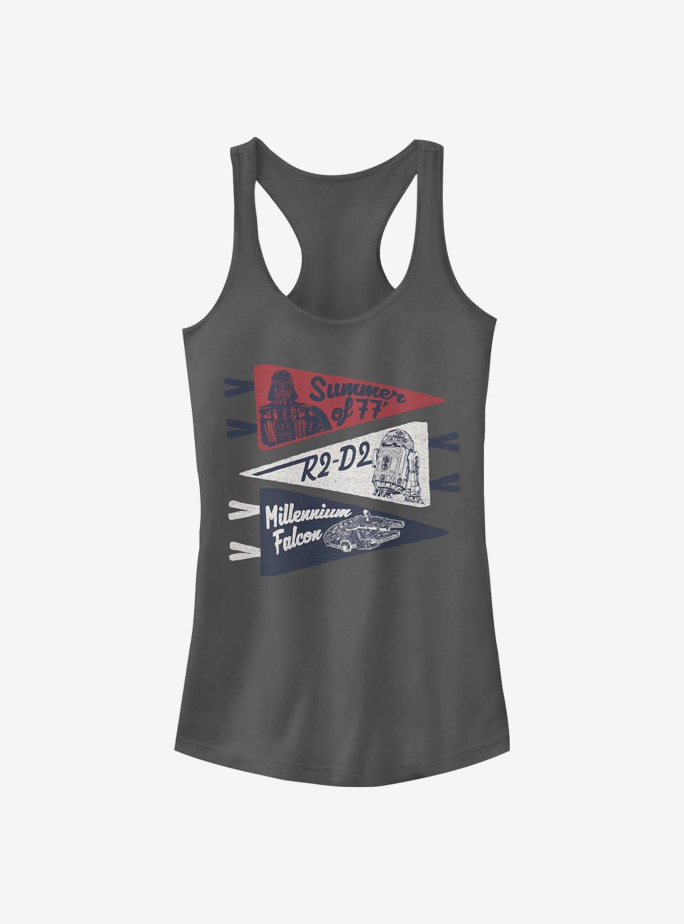 Star Wars Summer 77 Girls Tank, CHARCOAL, hi-res