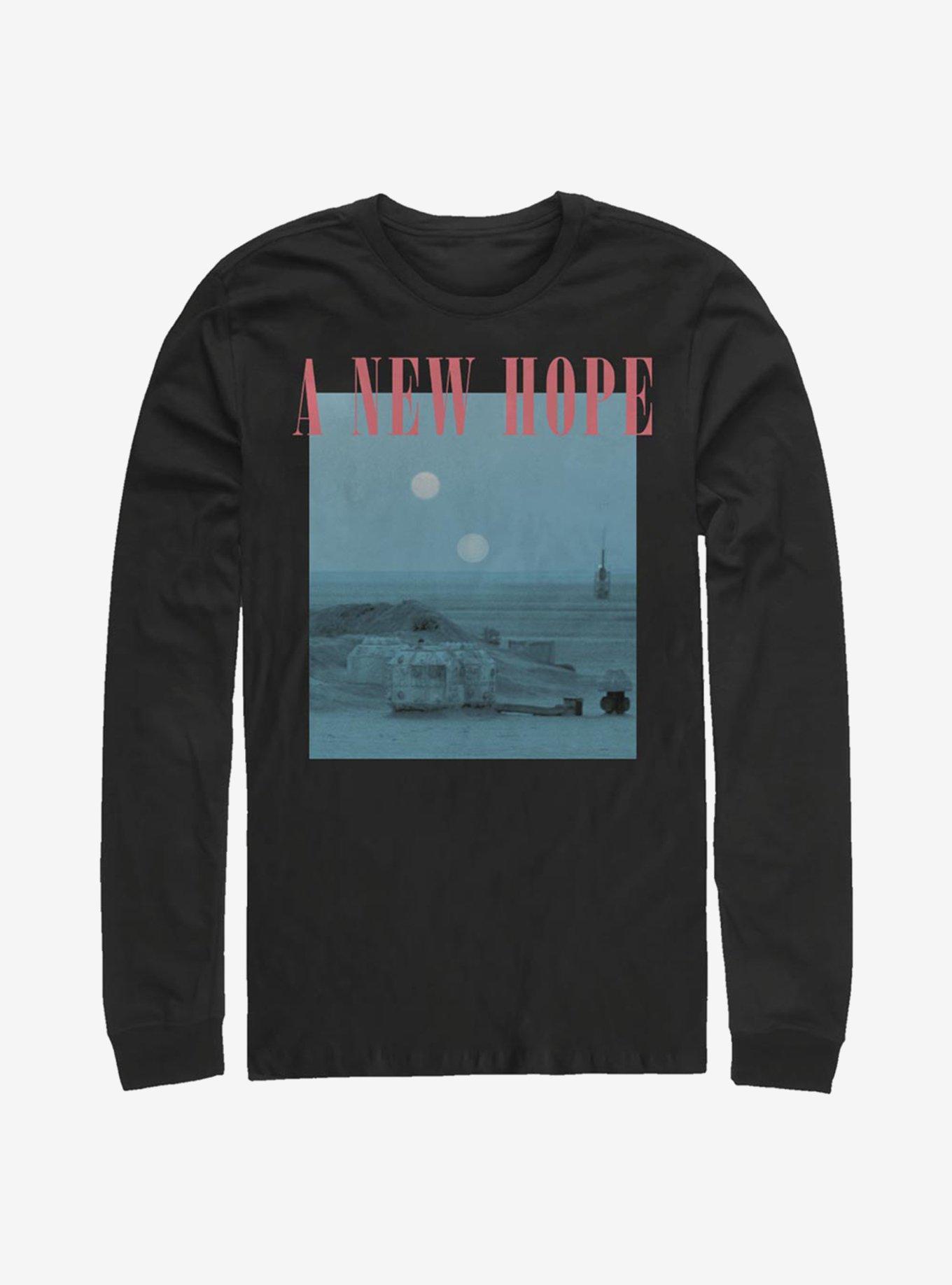 Star Wars Episode IV A New Hope Scene Long-Sleeve T-Shirt, BLACK, hi-res