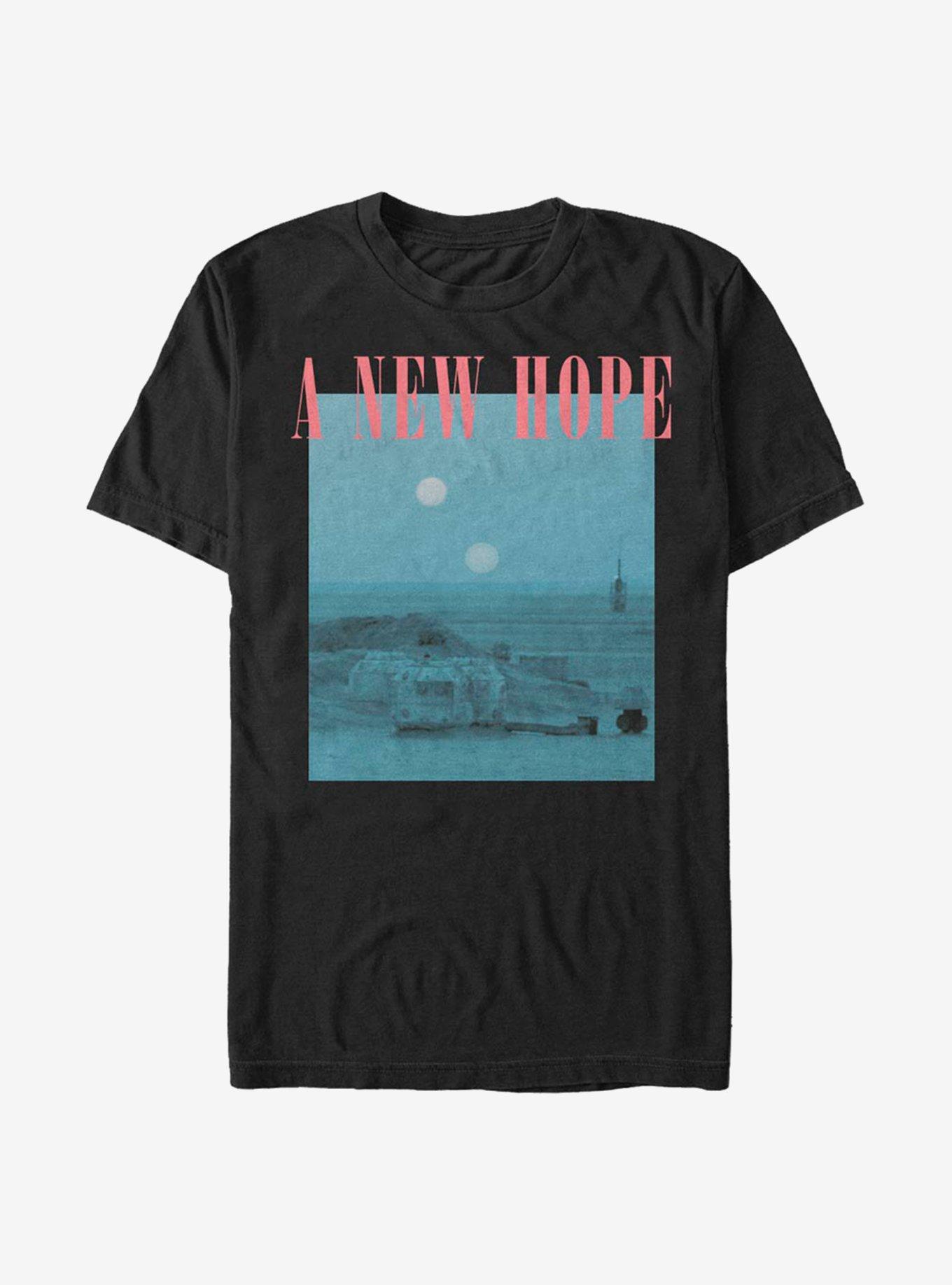 Star Wars A New Hope Scene T-Shirt, BLACK, hi-res