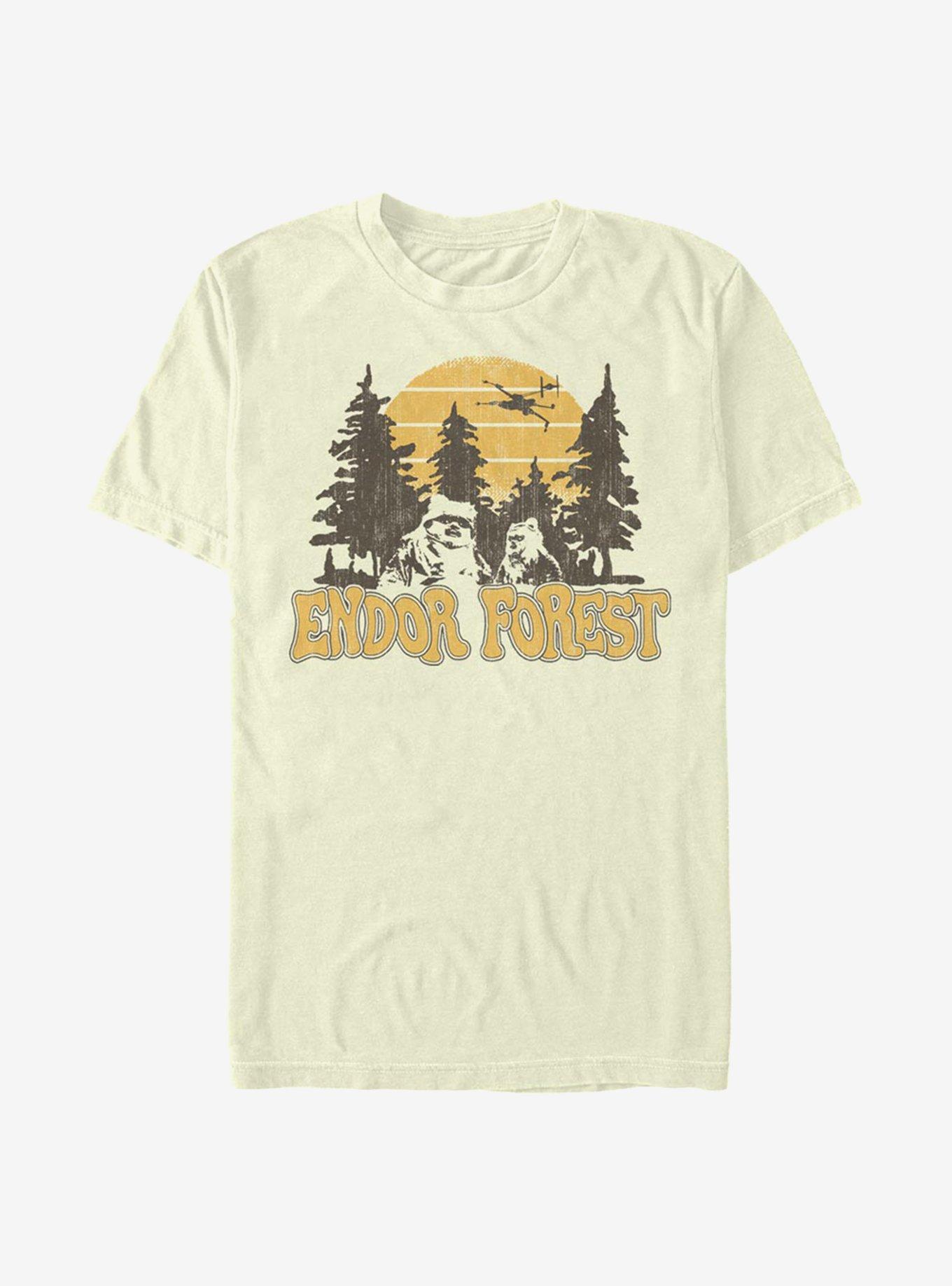 Star Wars Endor Forest T-Shirt, NATURAL, hi-res