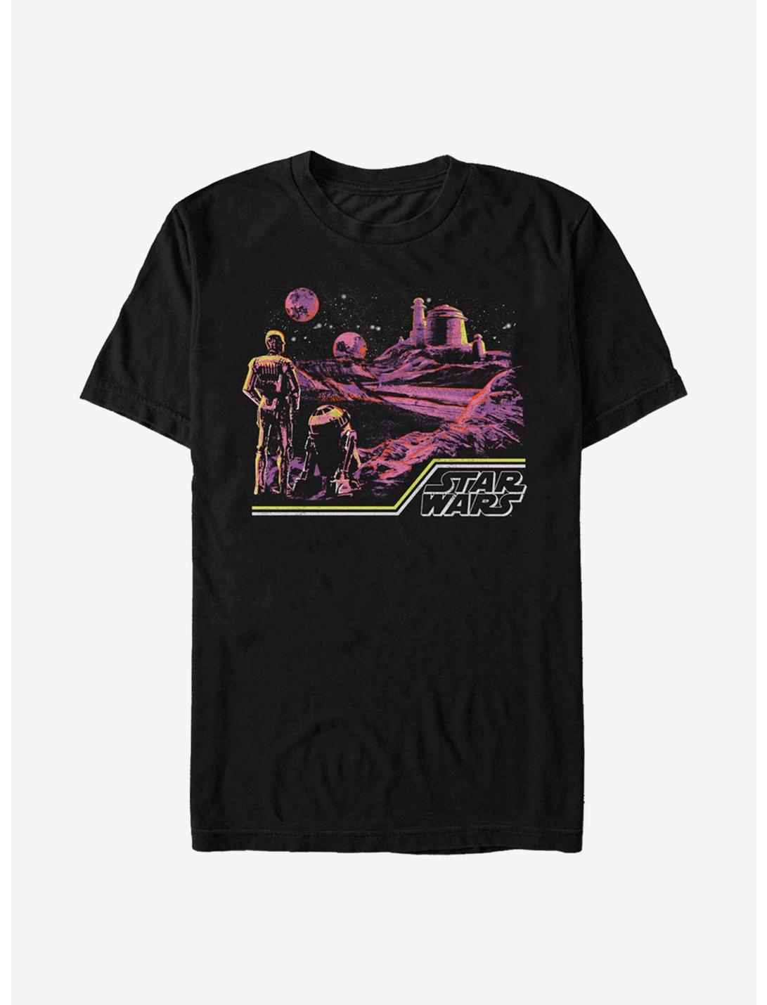 Star Wars Jabbas Palace Logo T-Shirt, BLACK, hi-res