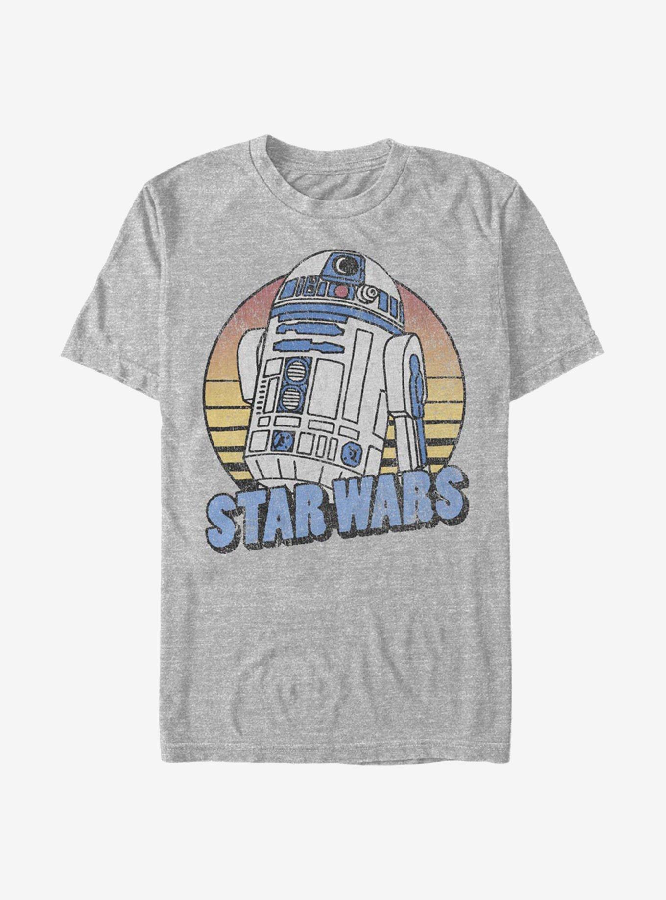 Star Wars R2 Cartoon T-Shirt, ATH HTR, hi-res