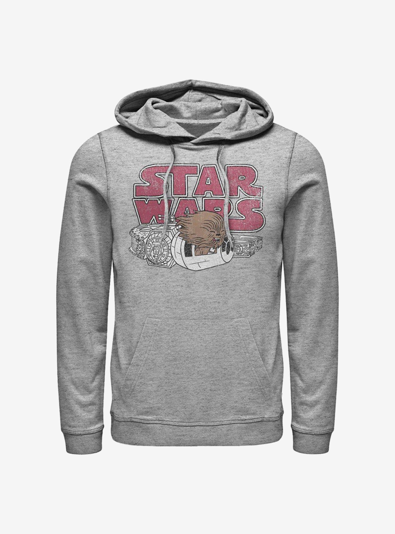Star Wars Chewie Window Hoodie, ATH HTR, hi-res