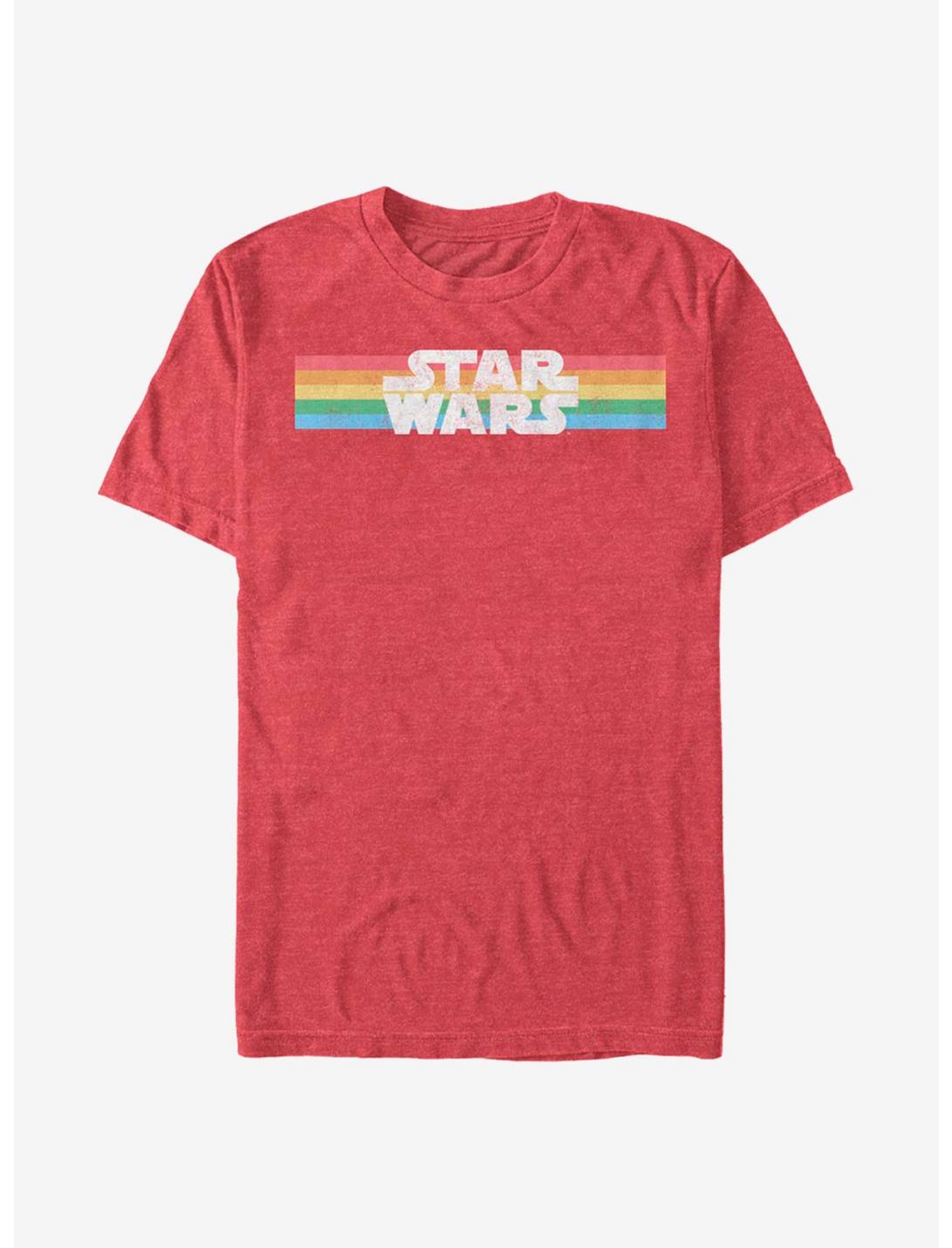 Star Wars Rainbow T-Shirt, RED HTR, hi-res