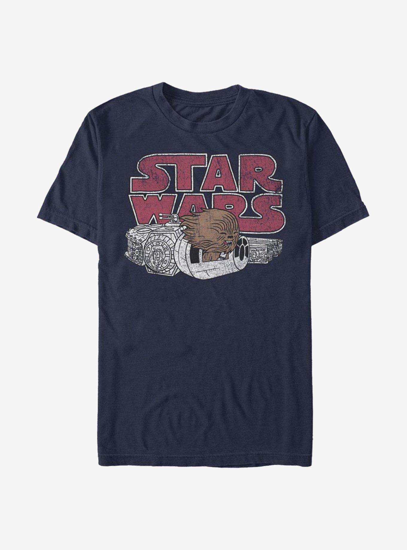 Star Wars Chewie Window T-Shirt, NAVY, hi-res