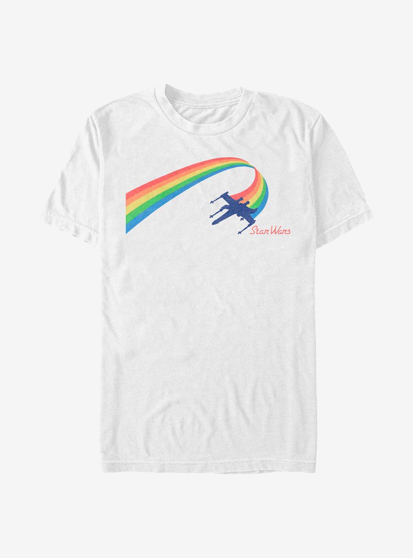 Star Wars Rainbow Flight T-Shirt, WHITE, hi-res