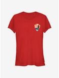 Star Wars Visit Endor Patch Girls T-Shirt, RED, hi-res