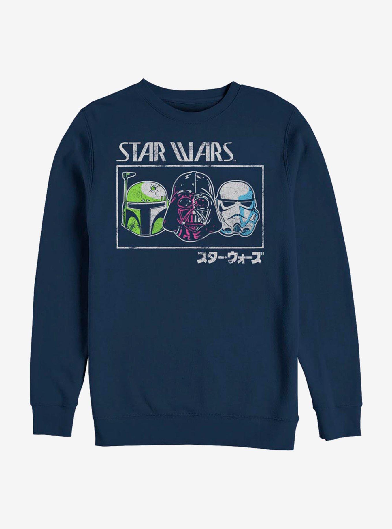 Star Wars Heads Will Roll Crew Sweatshirt, NAVY, hi-res