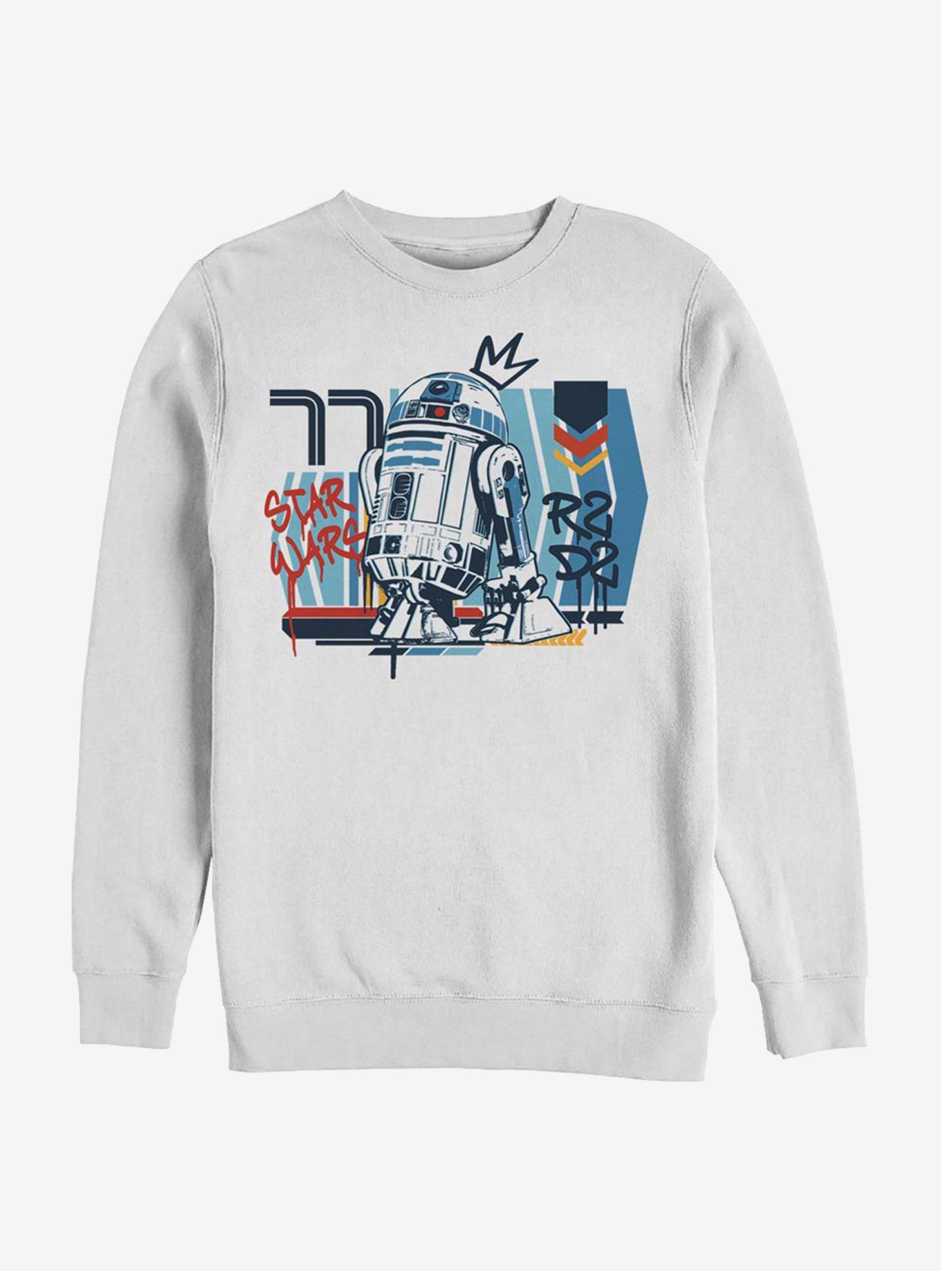 Star Wars R2-D2 Spray Paint Crew Sweatshirt, , hi-res