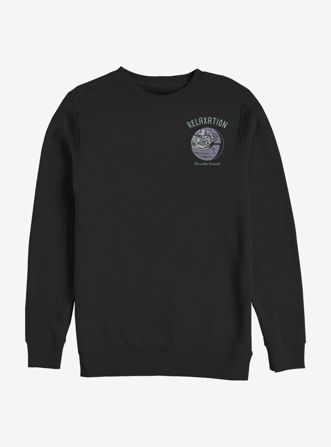 Star Wars Relax Crew Sweatshirt, BLACK, hi-res