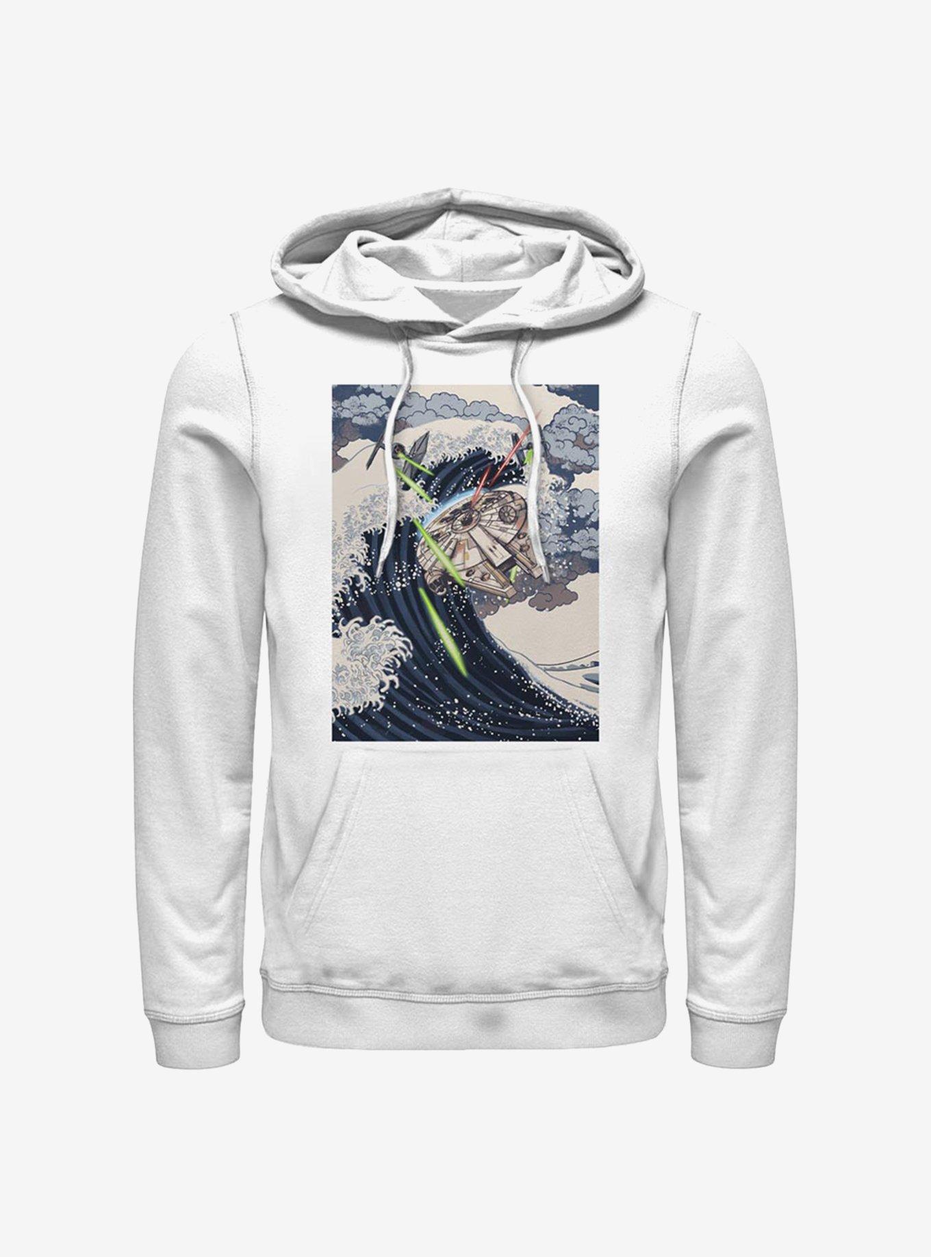 Star Wars Space Wave Hoodie, WHITE, hi-res