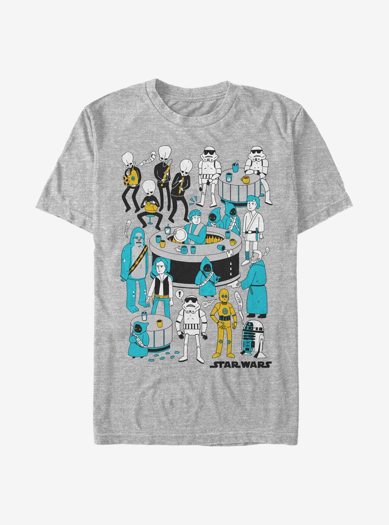 Star Wars Cantina Doodle T-Shirt, , hi-res