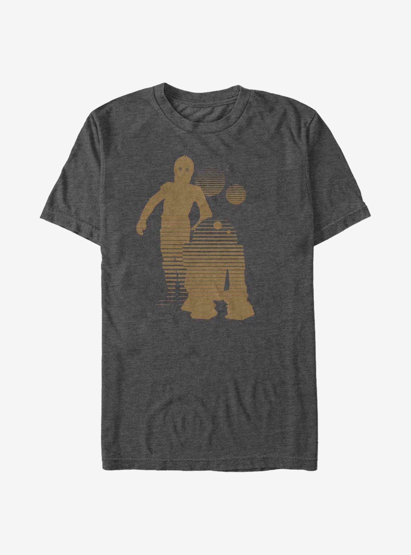 Star Wars Droid Sunset T-Shirt, CHAR HTR, hi-res