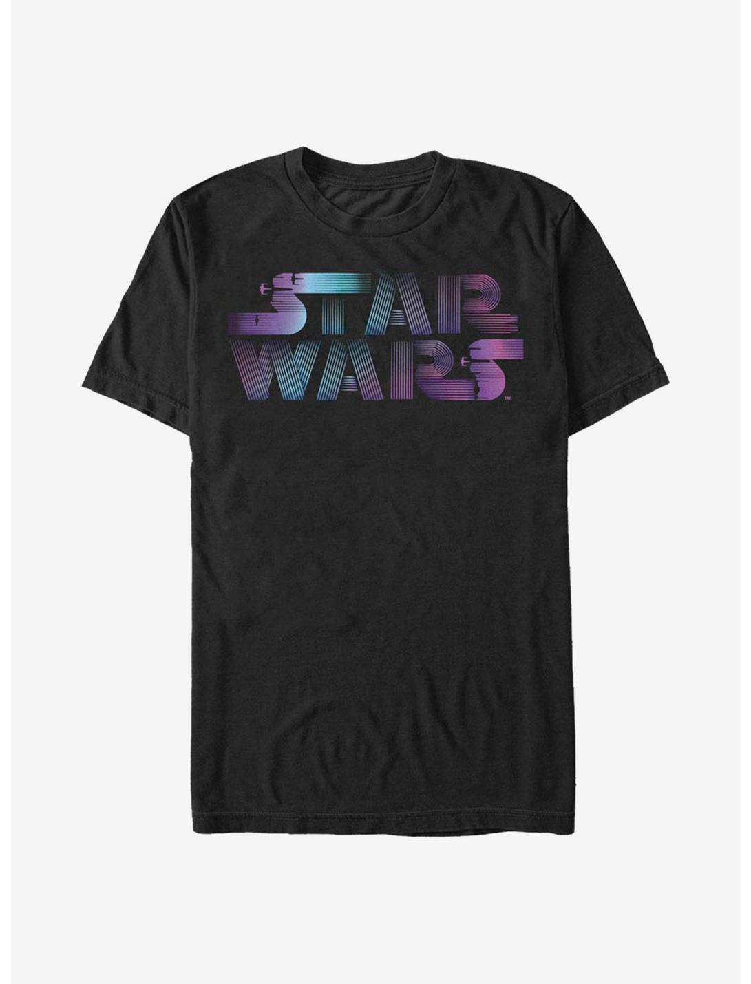 Star Wars Flyby Logo T-Shirt, BLACK, hi-res