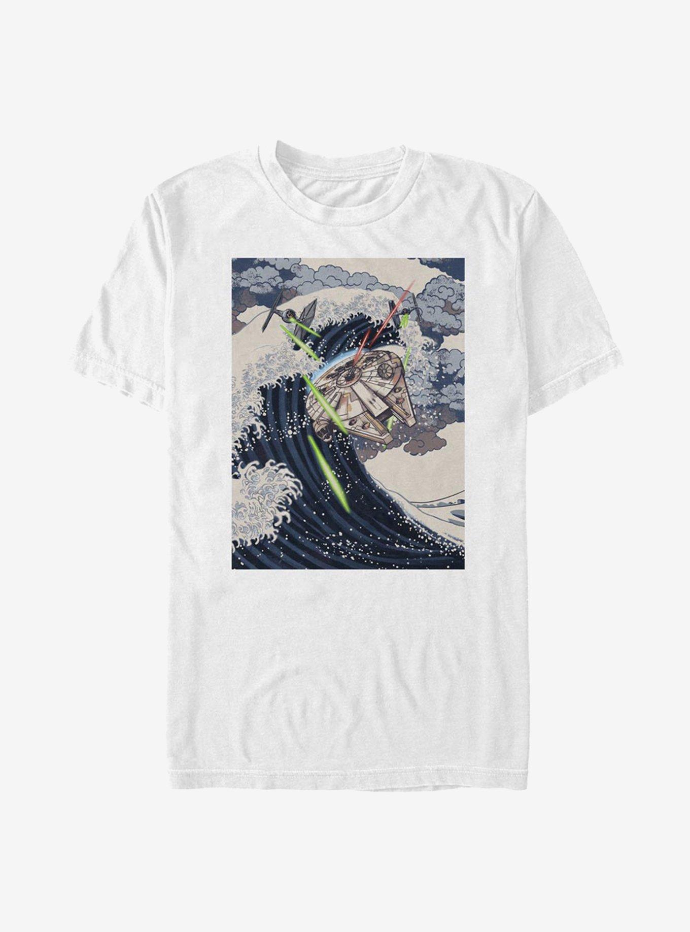 Star Wars Space Wave T-Shirt, WHITE, hi-res