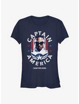 Marvel The Falcon And The Winter Soldier Captain America Sam Wilson Girls T-Shirt, , hi-res