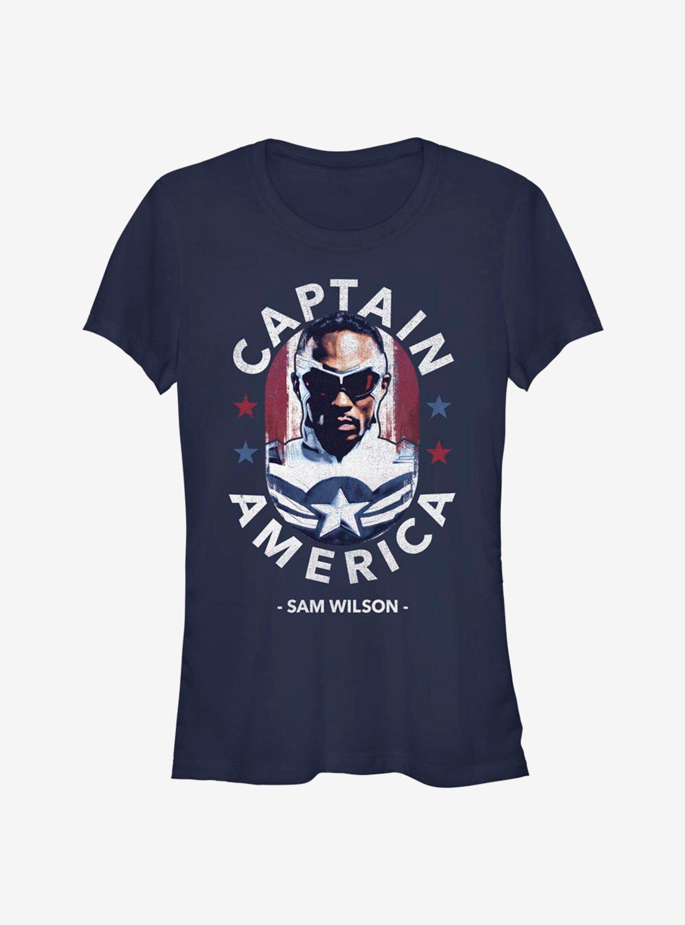 Marvel The Falcon And The Winter Soldier Captain America Sam Wilson Girls T-Shirt, , hi-res