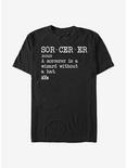 Marvel The Falcon And The Winter Soldier Sorcerer Definition T-Shirt, BLACK, hi-res