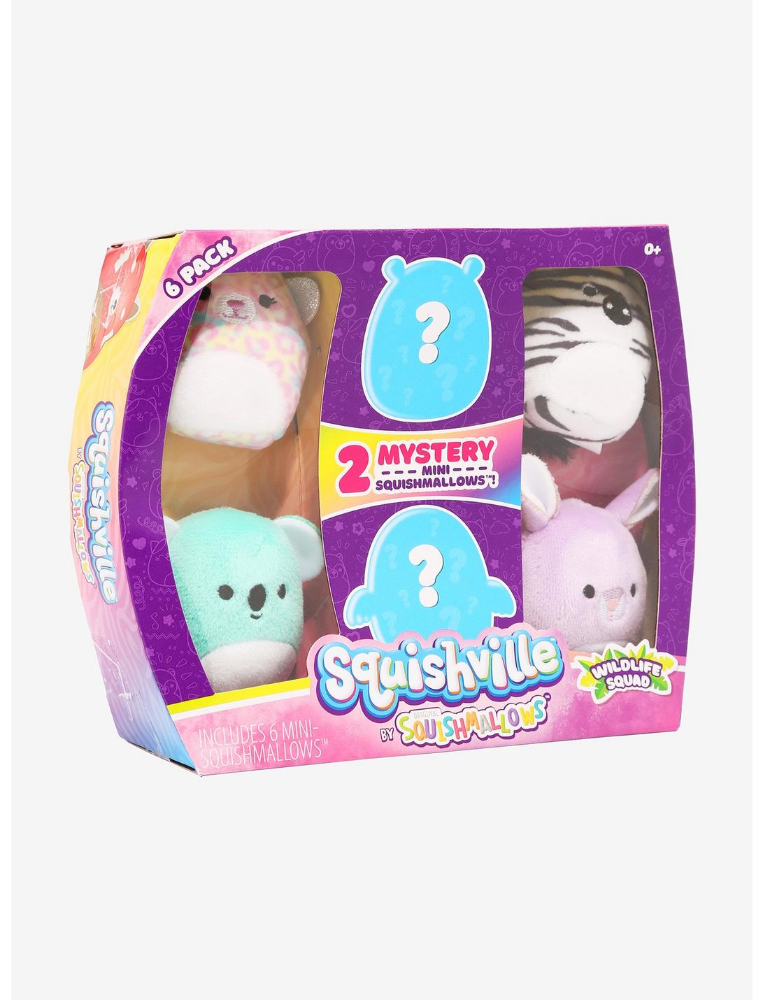 Squishville Mini Squishmallow Wildlife Squad Plush Set, , hi-res