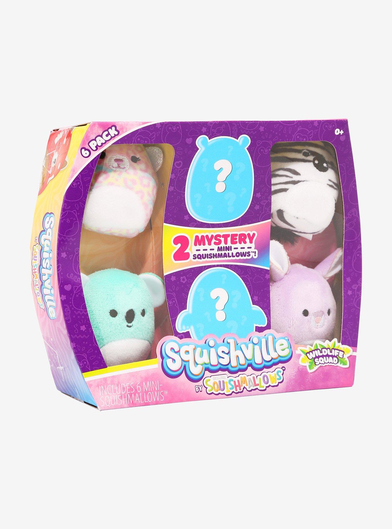 Squishville Mini Squishmallow Wildlife Squad Plush Set, , hi-res