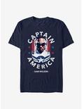 Marvel The Falcon And The Winter Soldier Sam Is Captain America T-Shirt, NAVY, hi-res