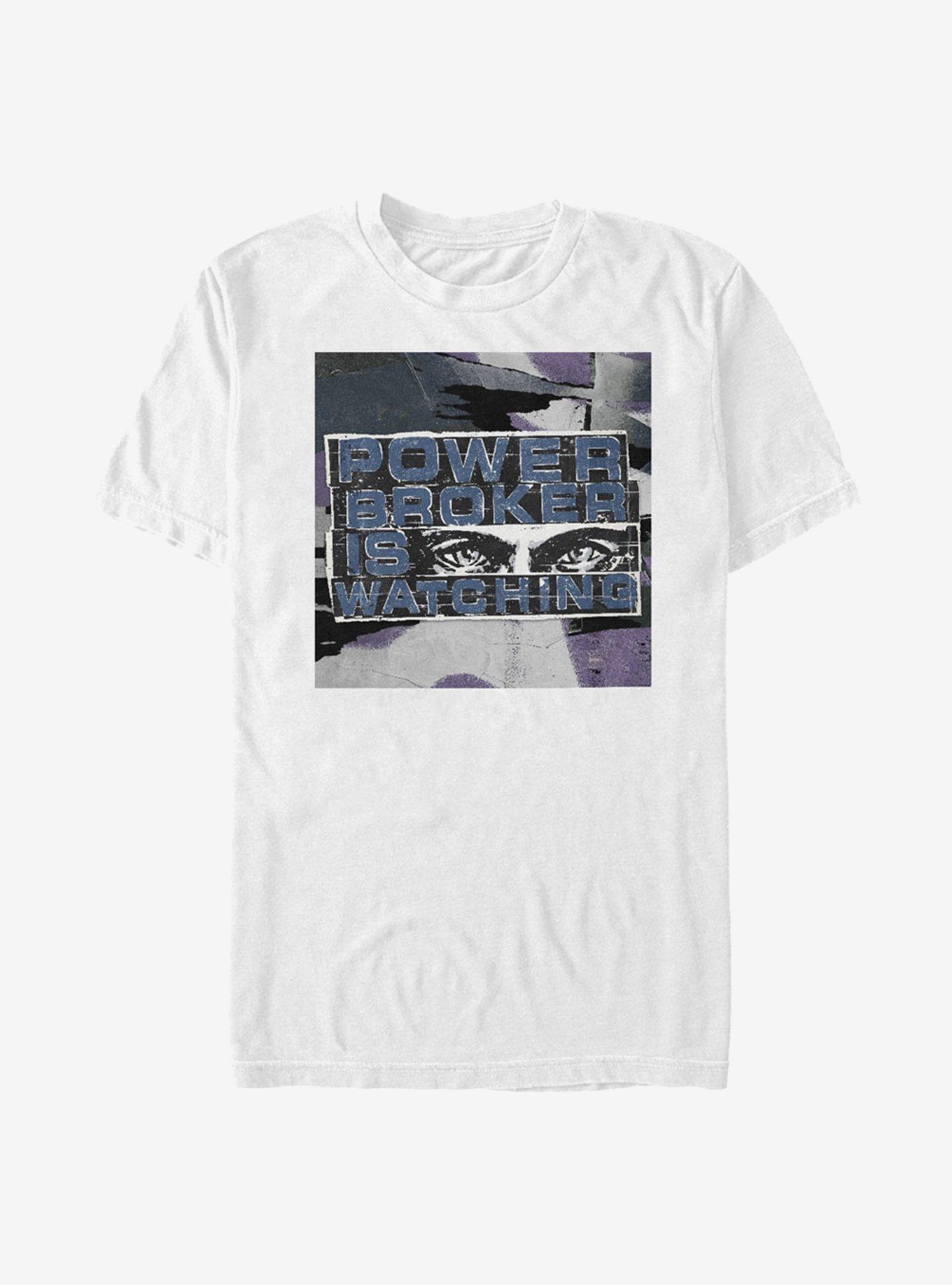 Marvel The Falcon And The Winter Soldier Power Broker Is Watching T-Shirt, WHITE, hi-res