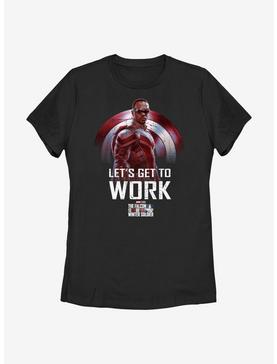 Marvel The Falcon And The Winter Soldier Get To Work Womens T-Shirt, , hi-res