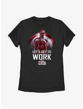 Marvel The Falcon And The Winter Soldier Get To Work Womens T-Shirt, , hi-res