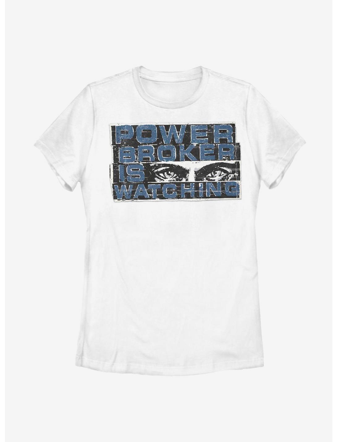 Marvel The Falcon And The Winter Soldier Power Broker Womens T-Shirt, WHITE, hi-res