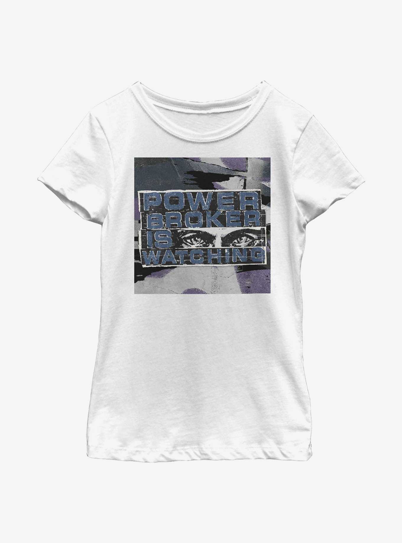 Marvel The Falcon And The Winter Soldier Power Broker Is Watching Youth Girls T-Shirt, , hi-res